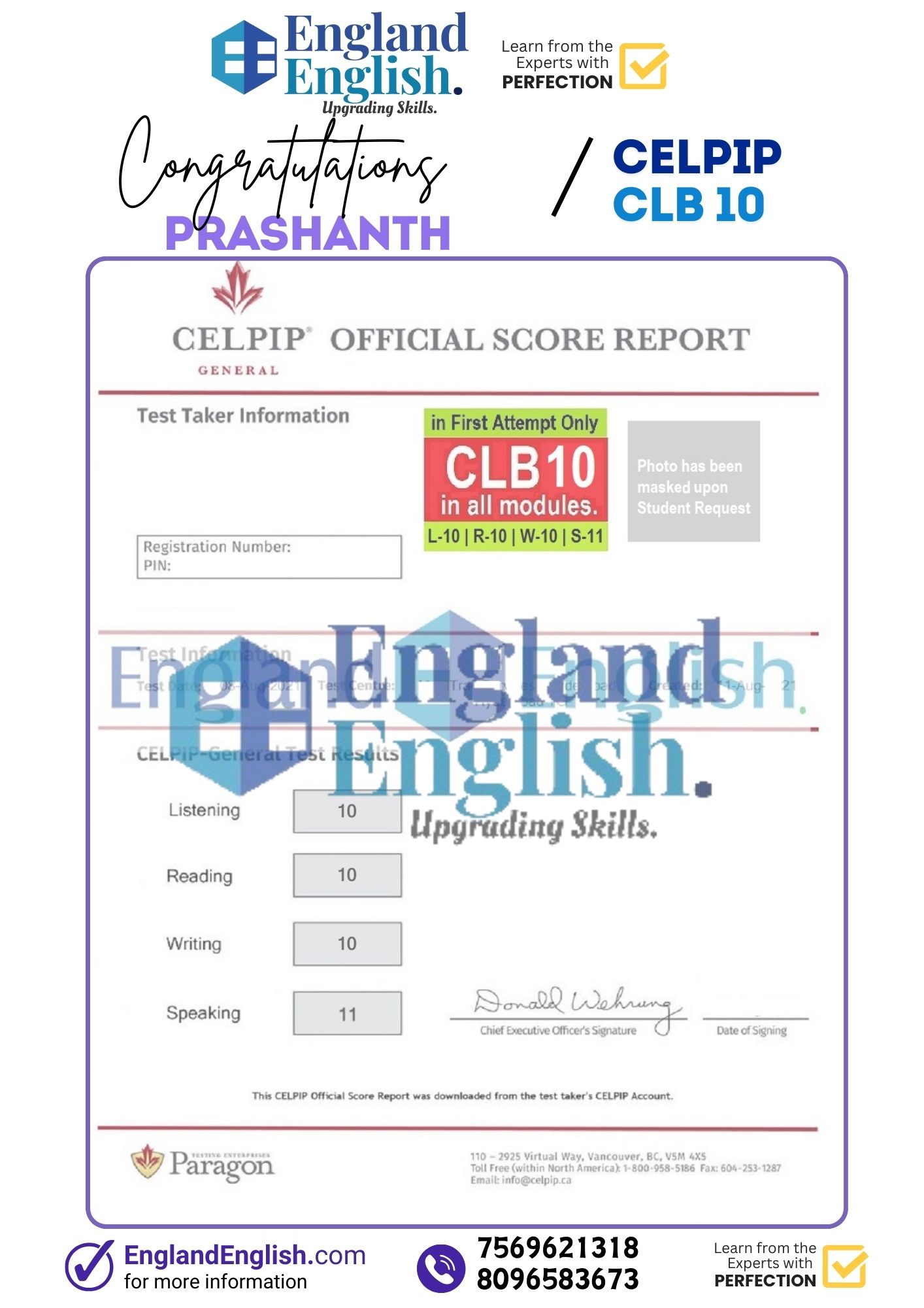 Best CELPIP Coaching In India