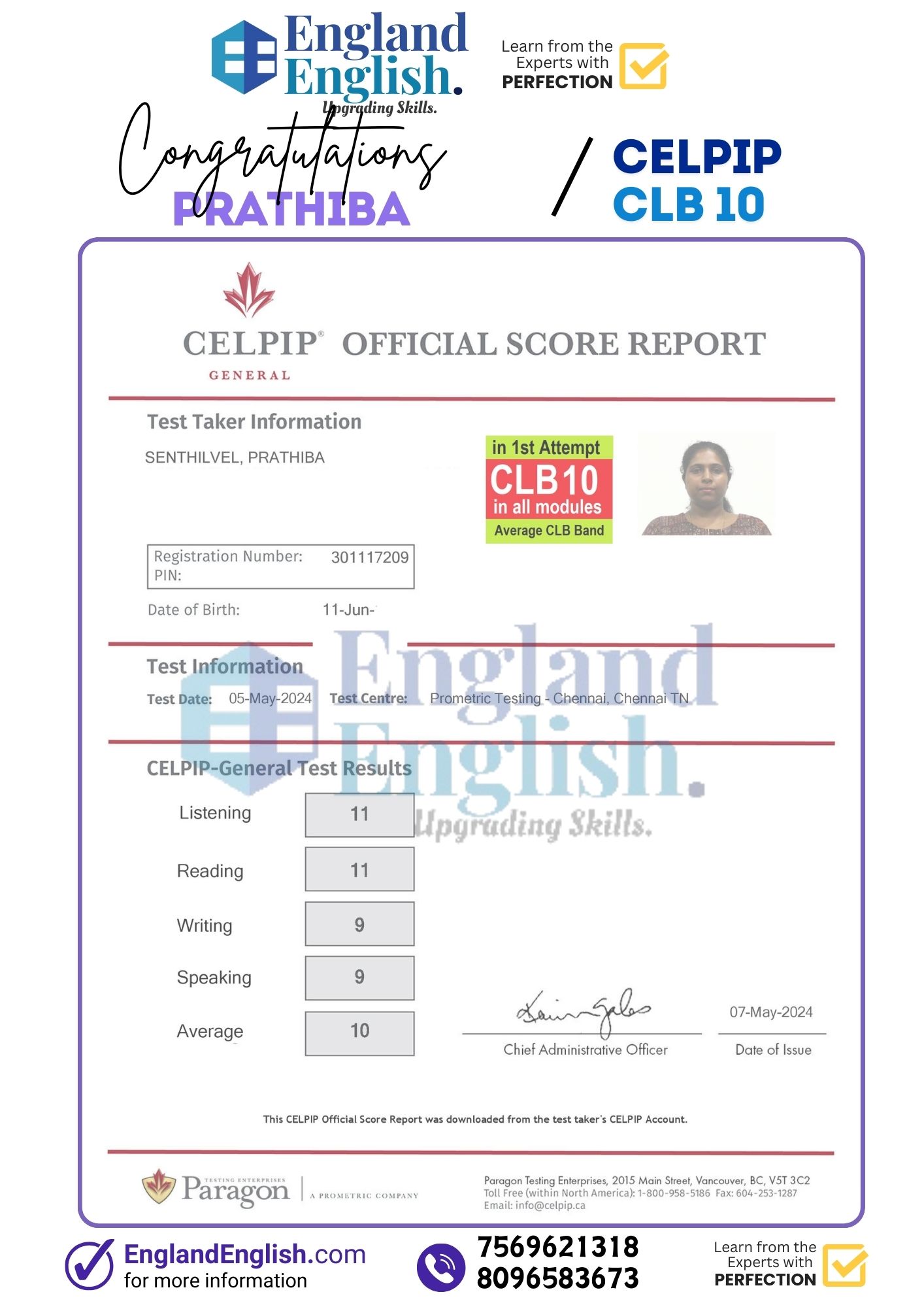 Best CELPIP Coaching Online in Hyderabad, India